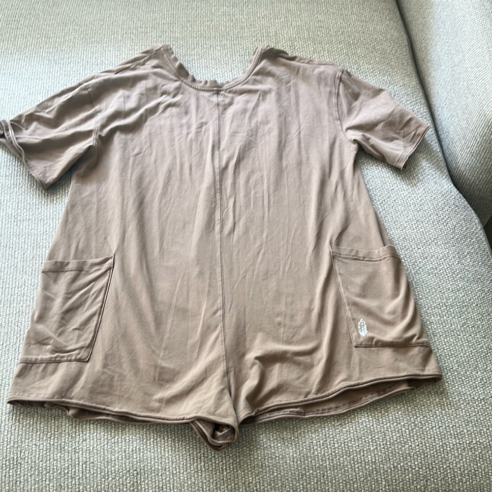 FP Movement Hot Shot Romper in Mocha Latte